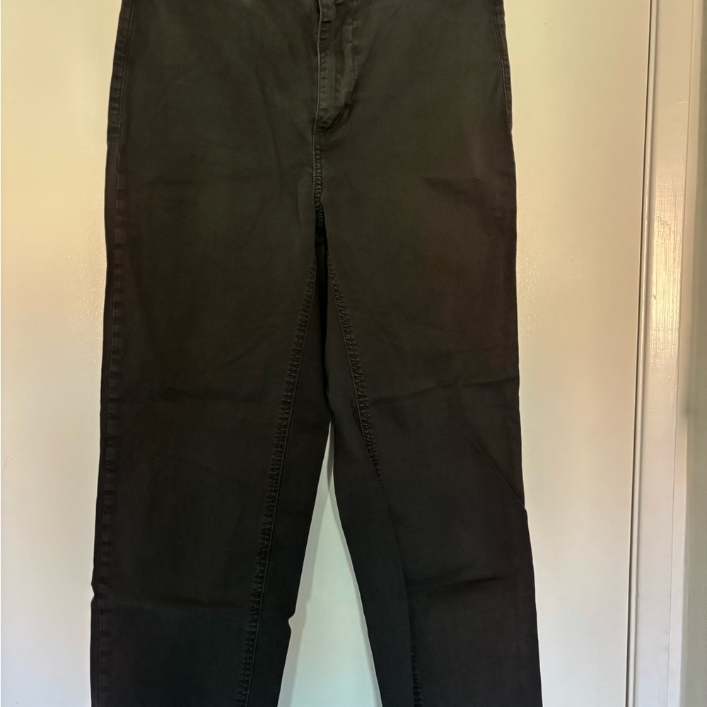 Everlane Dark Gray Buttoned Trousers